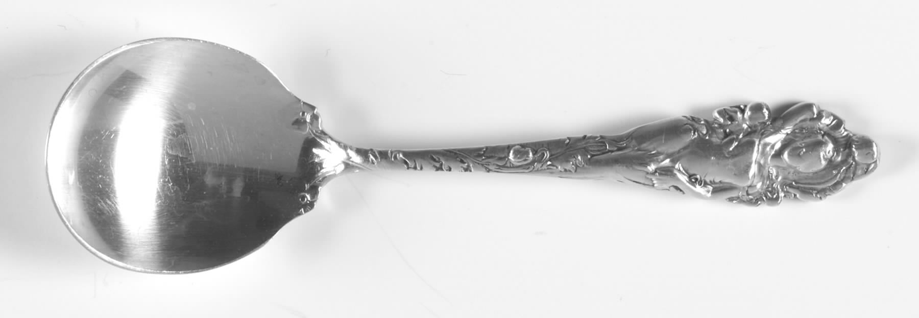 Love Disarmed (Sterling, Newer) Large Chocolate Spoon by Reed & Barton-1