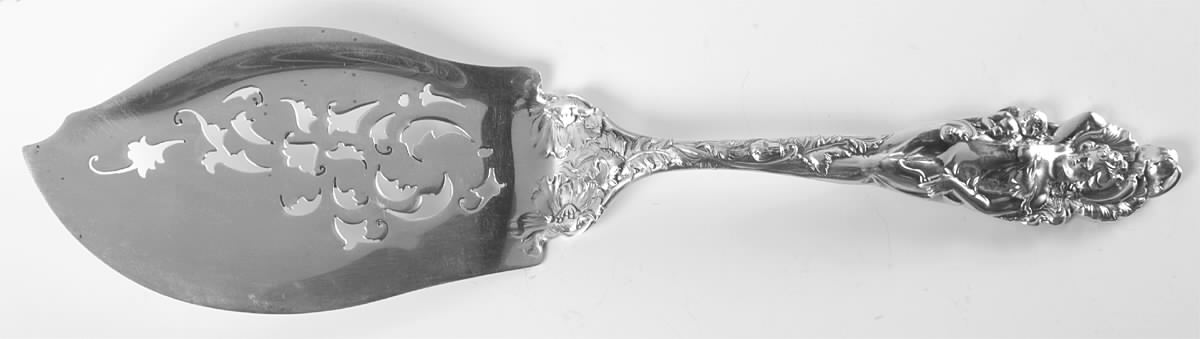 Love Disarmed (Sterling, Newer) Large Solid Fish Serving Knife by Reed & Barton-1