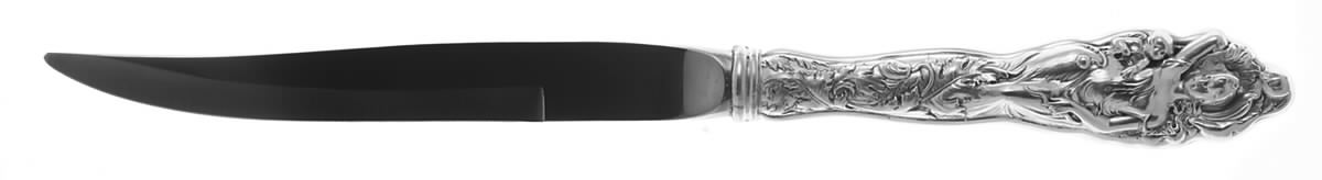 Love Disarmed (Sterling, Newer) Individual Steak Knife w/Bevel Blade by Reed & Barton-1
