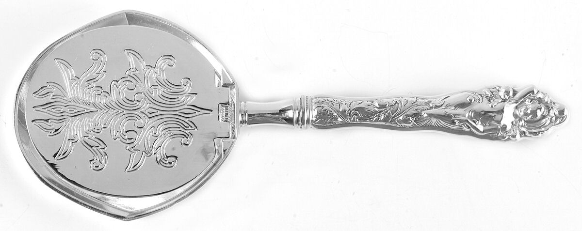 Love Disarmed (Sterling, Newer) Tea Bag Press Hollow Handle Silverplate Press by Reed & Barton-1