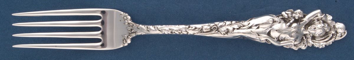 Love Disarmed (Sterling, Newer) Fork by Reed & Barton-1