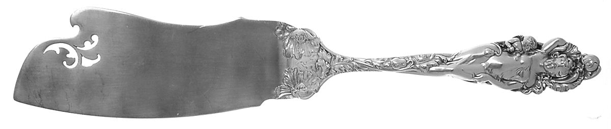 Love Disarmed (Sterling, Newer) Solid Ice Cream Slicer by Reed & Barton-1