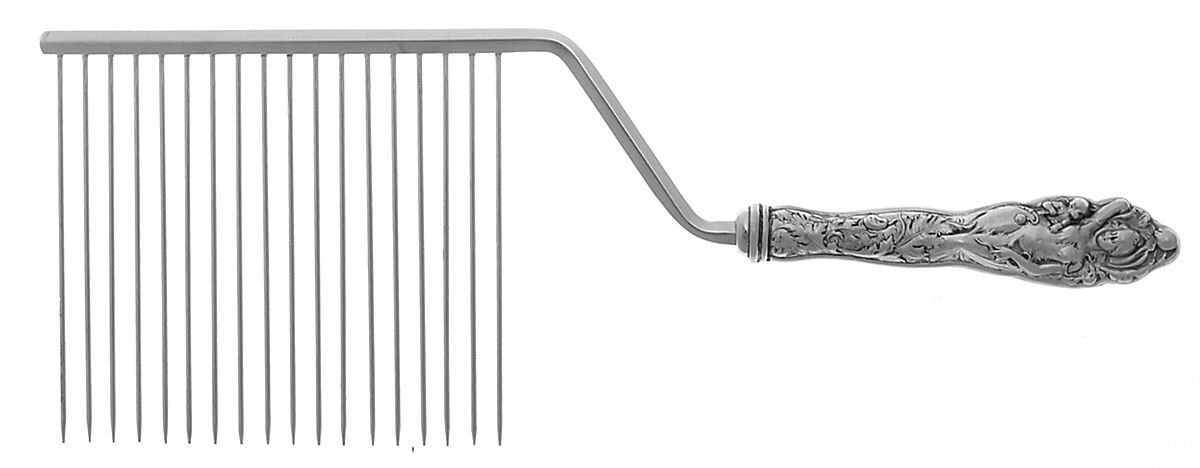 Love Disarmed (Sterling, Newer) Cake Breaker with Silverplate Prongs by Reed & Barton-1