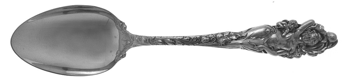 Love Disarmed (Sterling, Newer) Tablespoon (Serving Spoon) by Reed & Barton-1
