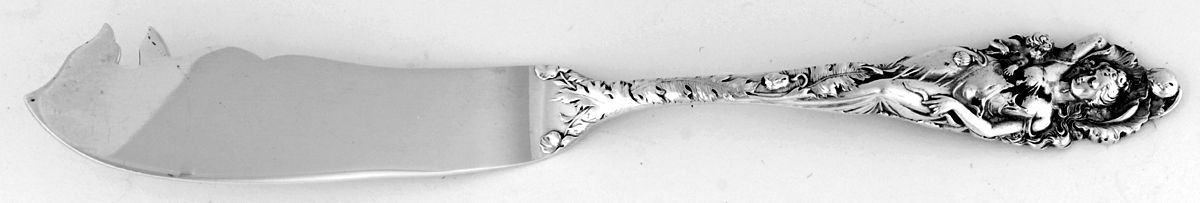 Love Disarmed (Sterling, Newer) Solid Serving Cheese Knife by Reed & Barton-1