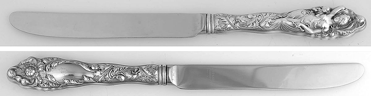 Love Disarmed (Sterling, Newer) New French Hollow Knife by Reed & Barton-1