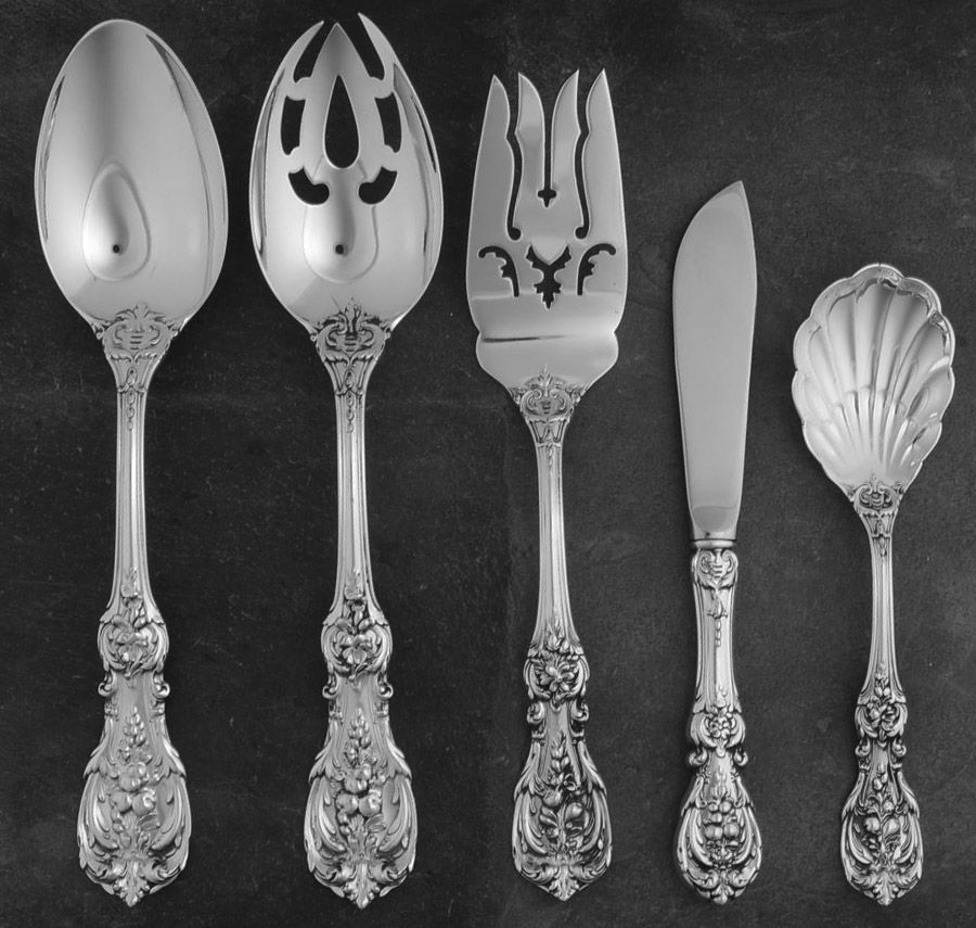 Francis I (Sterling, "Reed & Barton") 5 Piece Hostess Set by Reed & Barton-1