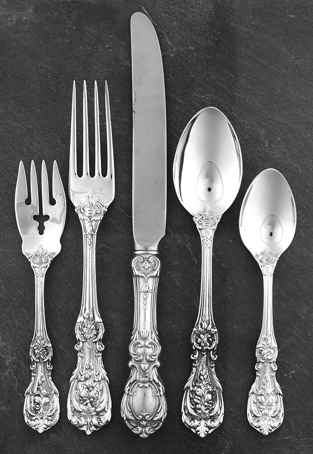 Francis I (Sterling, "Reed & Barton") 5 Piece Dinner Size Setting by Reed & Barton-1