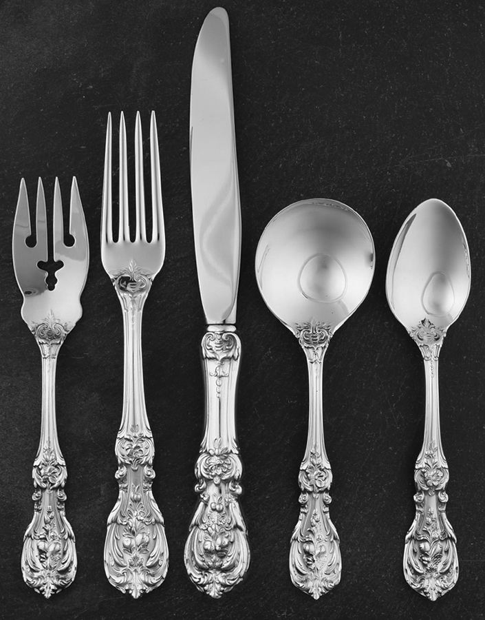 Francis I (Sterling, "Reed & Barton") 5 Piece Place Size Setting by Reed & Barton-1