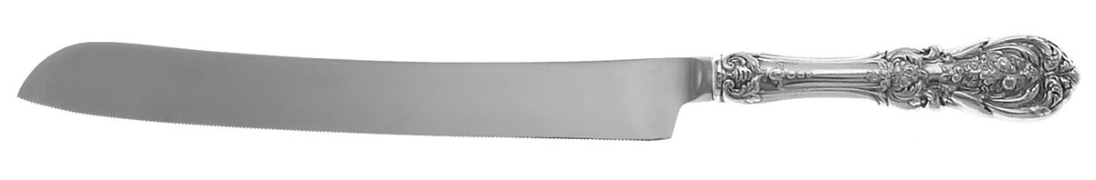 Francis I (Sterling, "Reed & Barton") Wedding Cake Knife with Stainless Blade HC by Reed & Barton-1