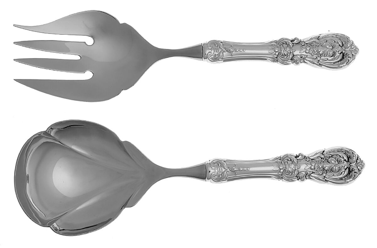 Francis I (Sterling, "Reed & Barton") 2pc. Stainless Bowl Serving Set by Reed & Barton-1