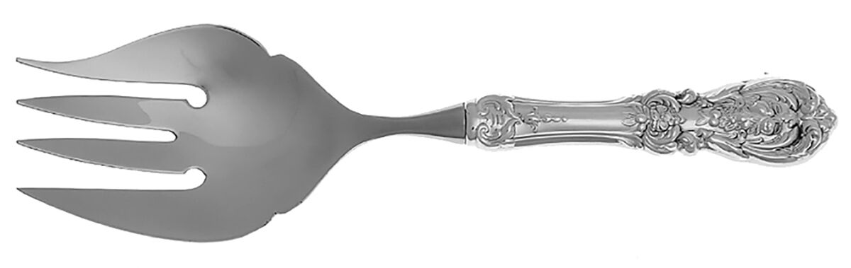 Francis I (Sterling, "Reed & Barton") Serving Fork with Stainless Tines by Reed & Barton-1