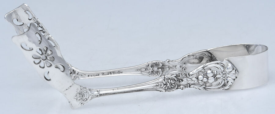 Francis I (Sterling, "Reed & Barton") Asparagus Tongs Individual Solid HC by Reed & Barton-1