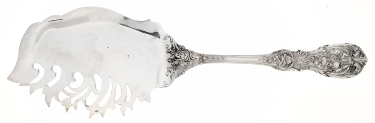 Francis I (Sterling, "Reed & Barton") Solid Macaroni Server by Reed & Barton-1
