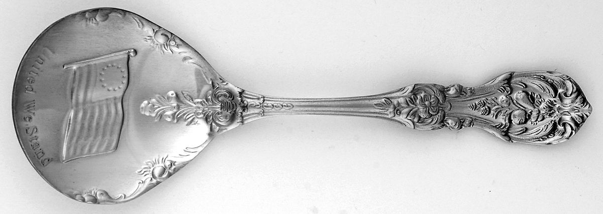 Francis I (Sterling, "Reed & Barton") Flag Bon Bon Spoon Solid by Reed & Barton-1