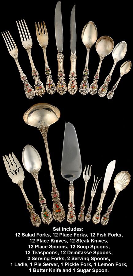 Francis I (Sterling, "Reed & Barton") 118 Piece Estate Set by Reed & Barton-1