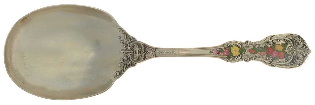 Francis I (Sterling, "Reed & Barton") Salad Serving Spoon Solid Enameled by Reed & Barton-1