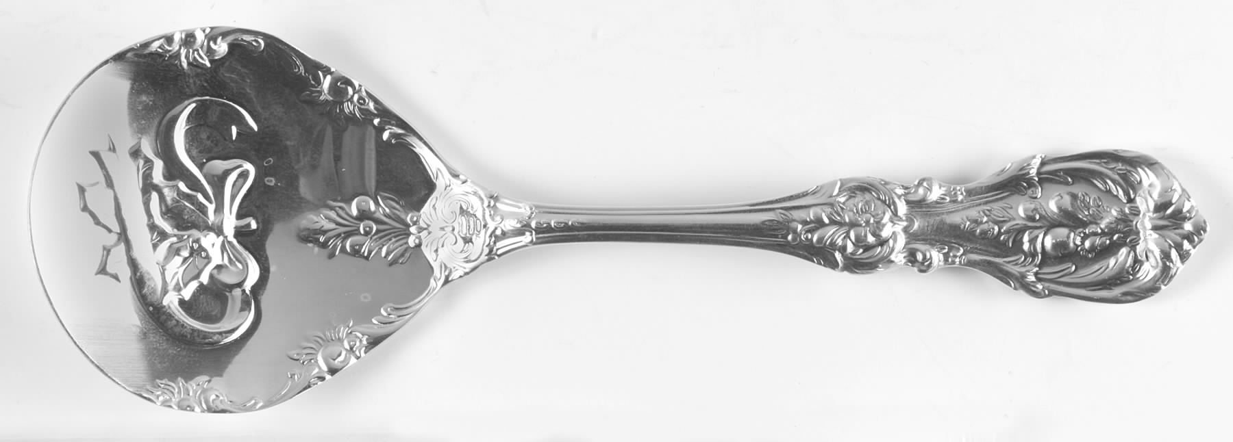 Francis I (Sterling, "Reed & Barton") 2001 Christmas Holly Bon Bon Spoon by Reed & Barton-1