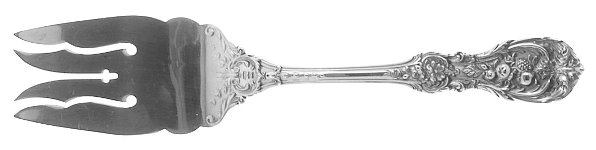 Francis I (Sterling, "Reed & Barton") Large Solid Cold Meat Serving Fork by Reed & Barton-1