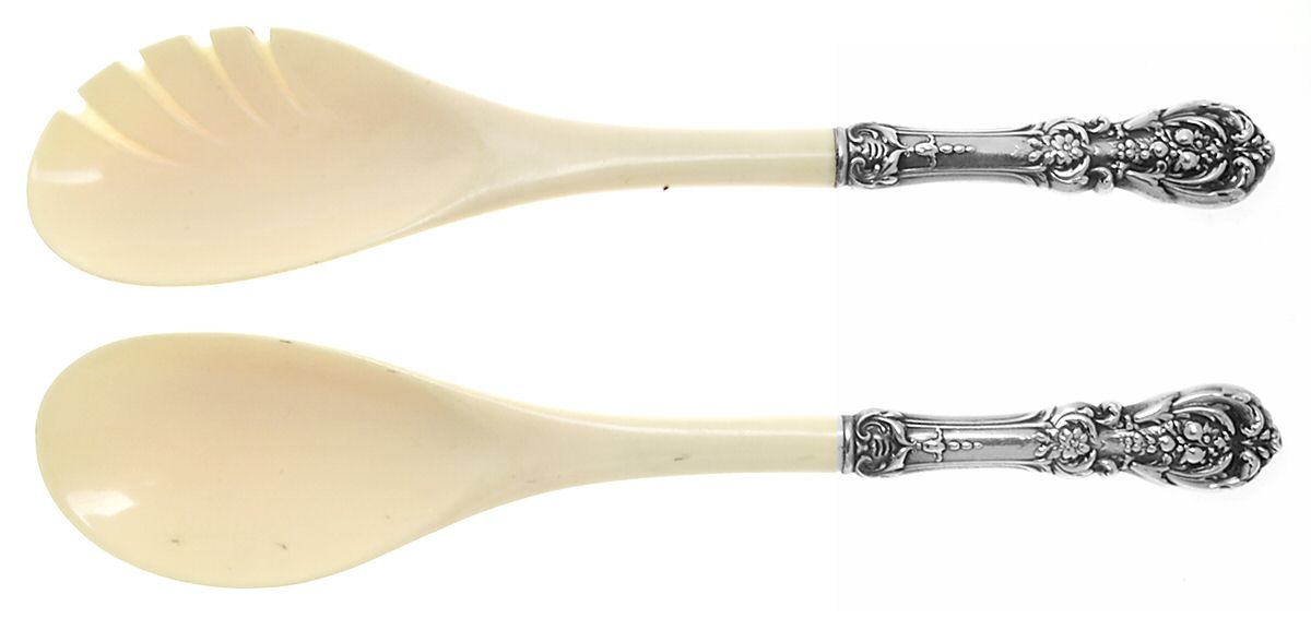 Francis I (Sterling, "Reed & Barton") Plastic Bowl 2-Piece Salad Set by Reed & Barton-1