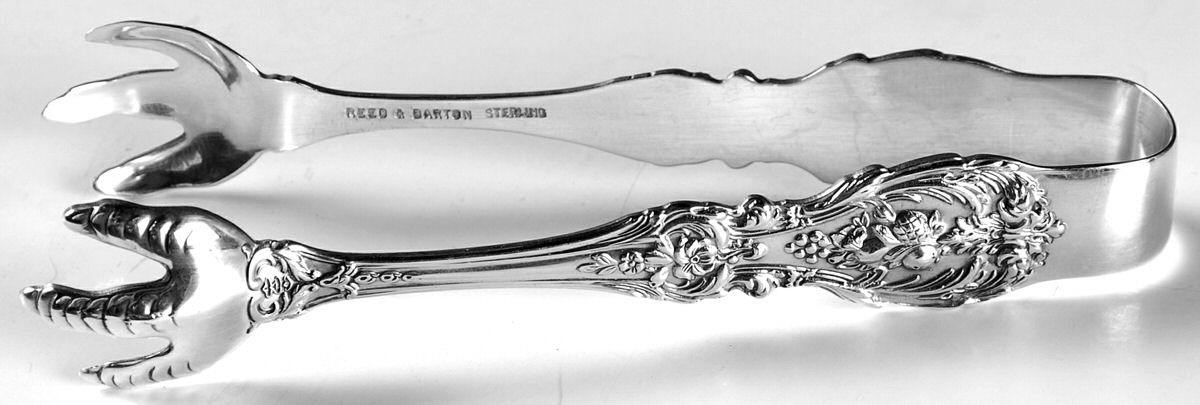 Francis I (Sterling, "Reed & Barton") Sugar Tongs by Reed & Barton-1