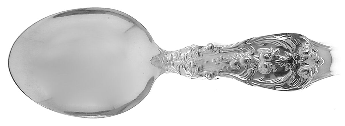 Francis I (Sterling, "Reed & Barton") Curved Handle Baby Spoon by Reed & Barton-1