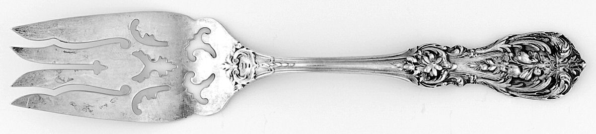 Francis I (Sterling, "Reed & Barton") Fork-Cold Meat/Servg-Sm/Solid by Reed & Barton-1