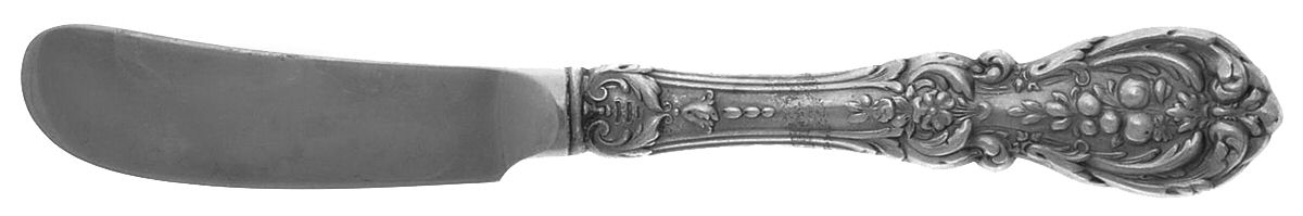 Francis I (Sterling, "Reed & Barton") Butter Spreader Hollow Hdl-Paddle/Stainless Blade by Reed & Barton-1