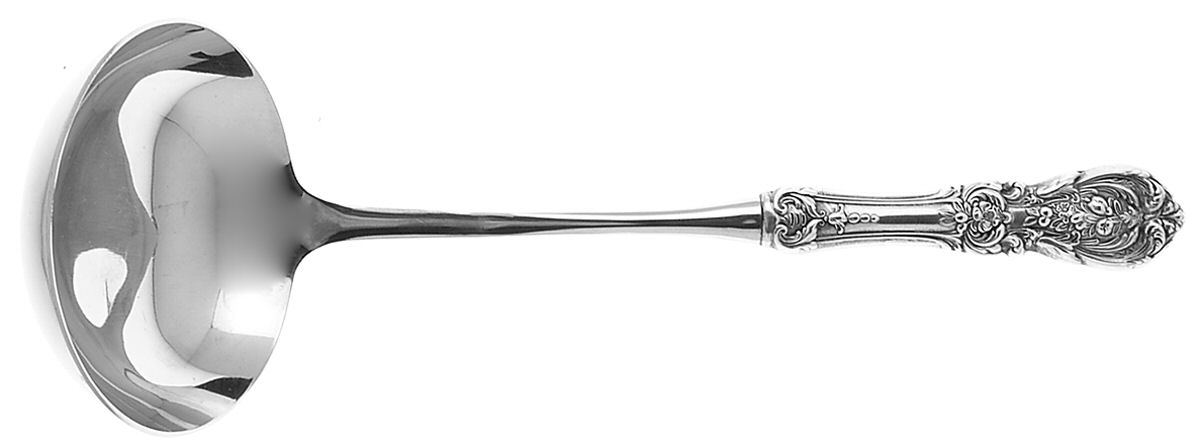 Francis I (Sterling, "Reed & Barton") Soup Ladle with Stainless Bowl by Reed & Barton-1