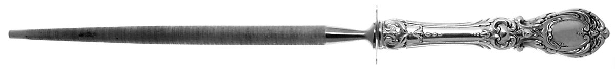 Francis I (Sterling, "Reed & Barton") Large Knife Sharpener-Steel Rod w/Sterling Guard by Reed & Barton-1