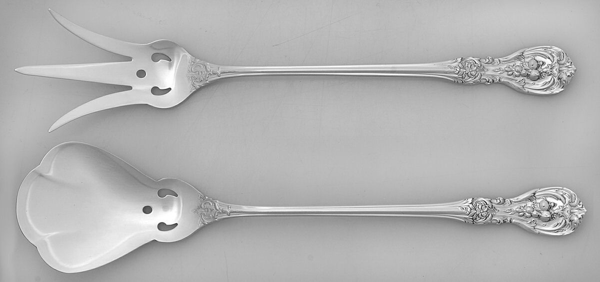 Francis I (Sterling, "Reed & Barton") 2 Pc Large Lettuce Serving Set by Reed & Barton-1