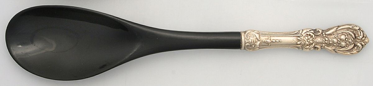 Francis I (Sterling, "Reed & Barton") Salad Serving Spoon with Plastic Bowl by Reed & Barton-1