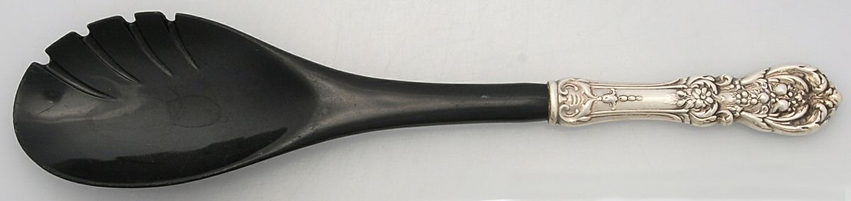 Francis I (Sterling, "Reed & Barton") Salad Serving Fork with Plastic Prongs by Reed & Barton-1