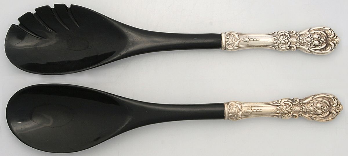 Francis I (Sterling, "Reed & Barton") Plastic Bowl 2-Piece Salad Set by Reed & Barton-1