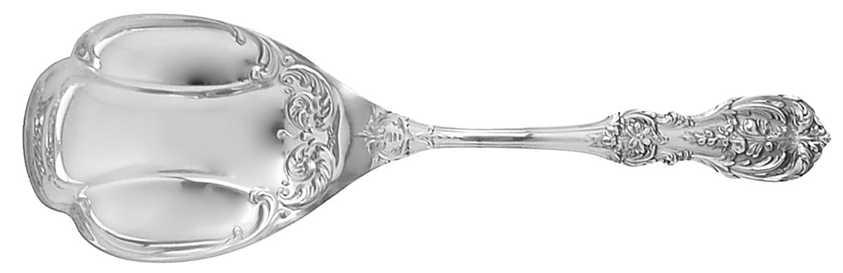 Francis I (Sterling, "Reed & Barton") Berry-Casserole Spoon with Fluted Bowl by Reed & Barton-1