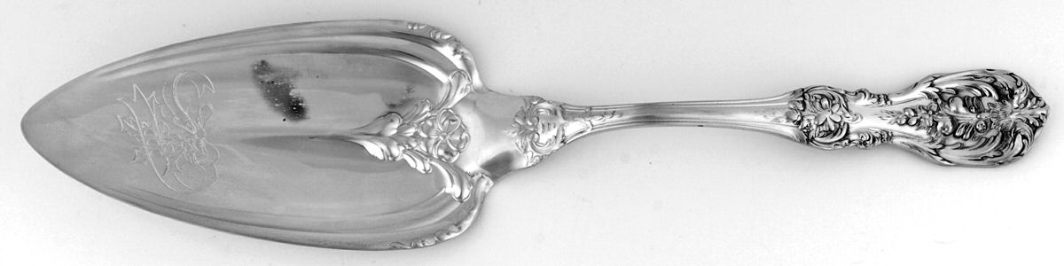 Francis I (Sterling, "Reed & Barton") 2000 Christmas Holly Solid Cake Server by Reed & Barton-1