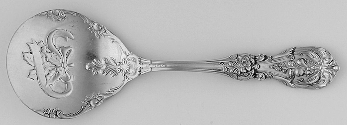 Francis I (Sterling, "Reed & Barton") 2002 Christmas Holly Bon Bon Spoon by Reed & Barton-1