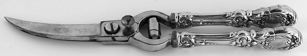 Francis I (Sterling, "Reed & Barton") Poultry Shears with Stainless Blades by Reed & Barton-1