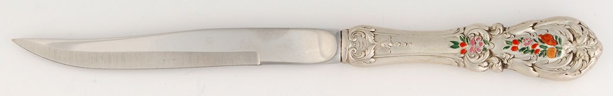 Francis I (Sterling, "Reed & Barton") Individual Enameled Steak Knife Hollow Handle by Reed & Barton-1
