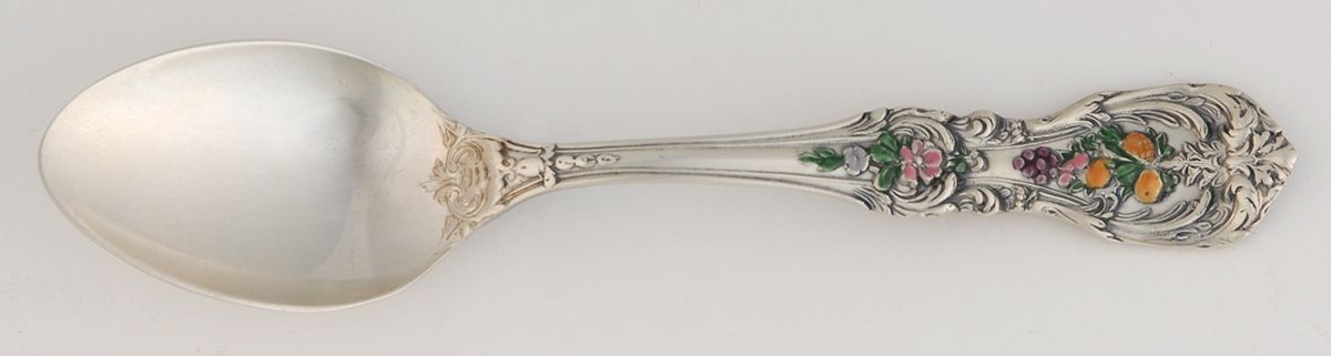 Francis I (Sterling, "Reed & Barton") Enameled Demitasse Spoon by Reed & Barton-1