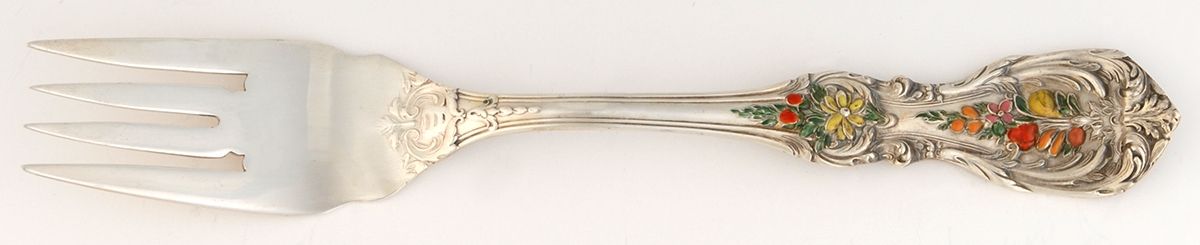 Francis I (Sterling, "Reed & Barton") Individual Enameled Solid Fish Fork by Reed & Barton-1