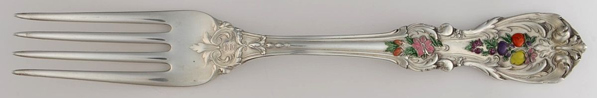 Francis I (Sterling, "Reed & Barton") Enameled Fork by Reed & Barton-1