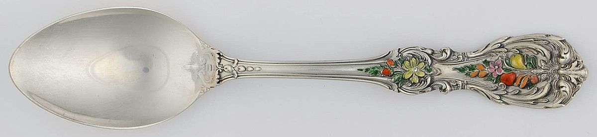 Francis I (Sterling, "Reed & Barton") Enameled Dessert/Oval Soup Spoon by Reed & Barton-1