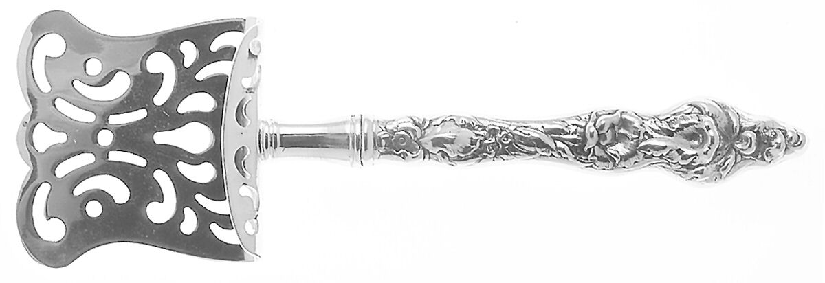 Les Six Fleurs (Sterling) Petite Fours Server with Silverplate Hood by Reed & Barton-1