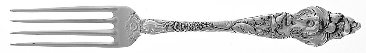 Les Six Fleurs (Sterling) Fork by Reed & Barton-1