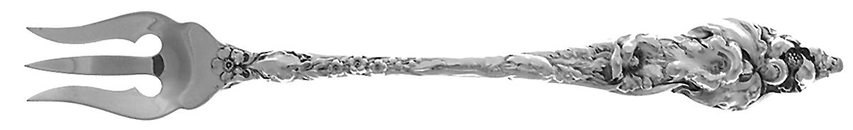 Les Six Fleurs (Sterling) Cocktail/Seafood Fork by Reed & Barton-1