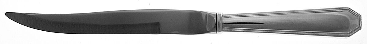 Queen Anne-Plain (Sterling, 1910, No Monos) Individual Steak Knife Hollow Handle by Reed & Barton-1