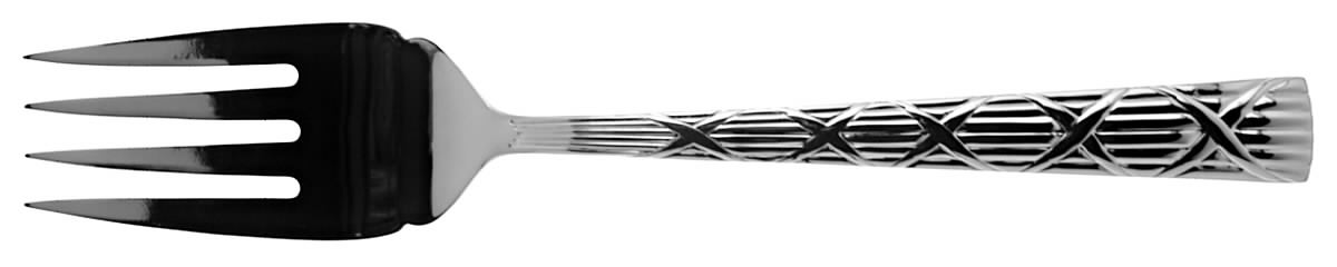 Sandlebrook (Stainless) Medium Solid Cold Meat Serving Fork by Roberts & Belk-1