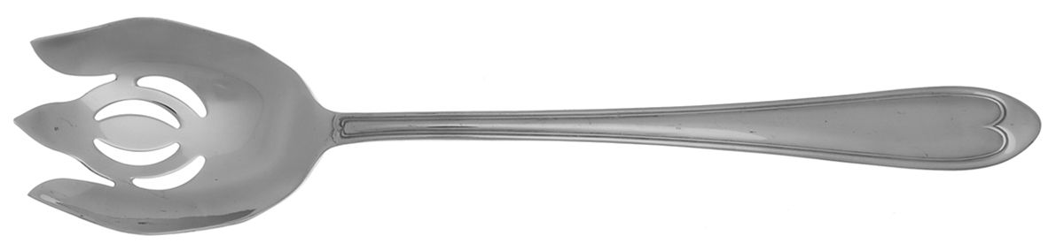 Oval Thread (Stainless) Oversize Solid Salad Servng Fork by Reed & Barton-1