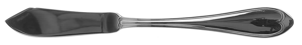 Oval Thread (Stainless) Flat Handle Master Butter Knife by Reed & Barton-1